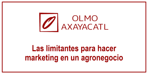 Las limitantes para hacer marketing en un agronegocio