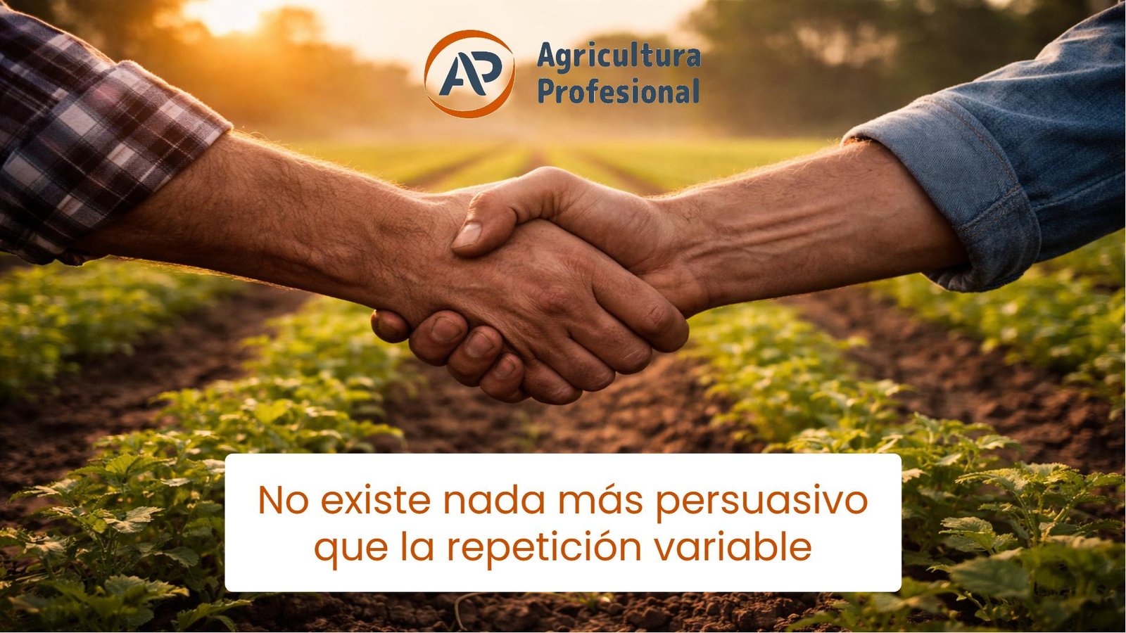 No existe nada más persuasivo que la repetición variable
